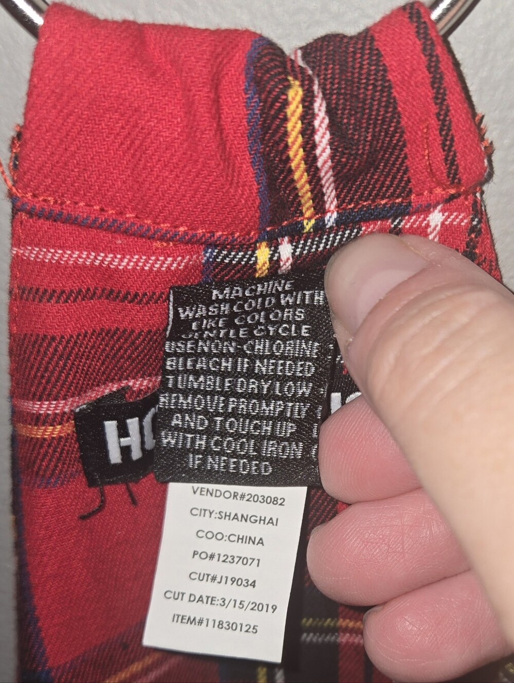 Red Black Plaid Hot Topic Jumper, XL, Grunge Punk Gothic EUC - Picture 8 of 8